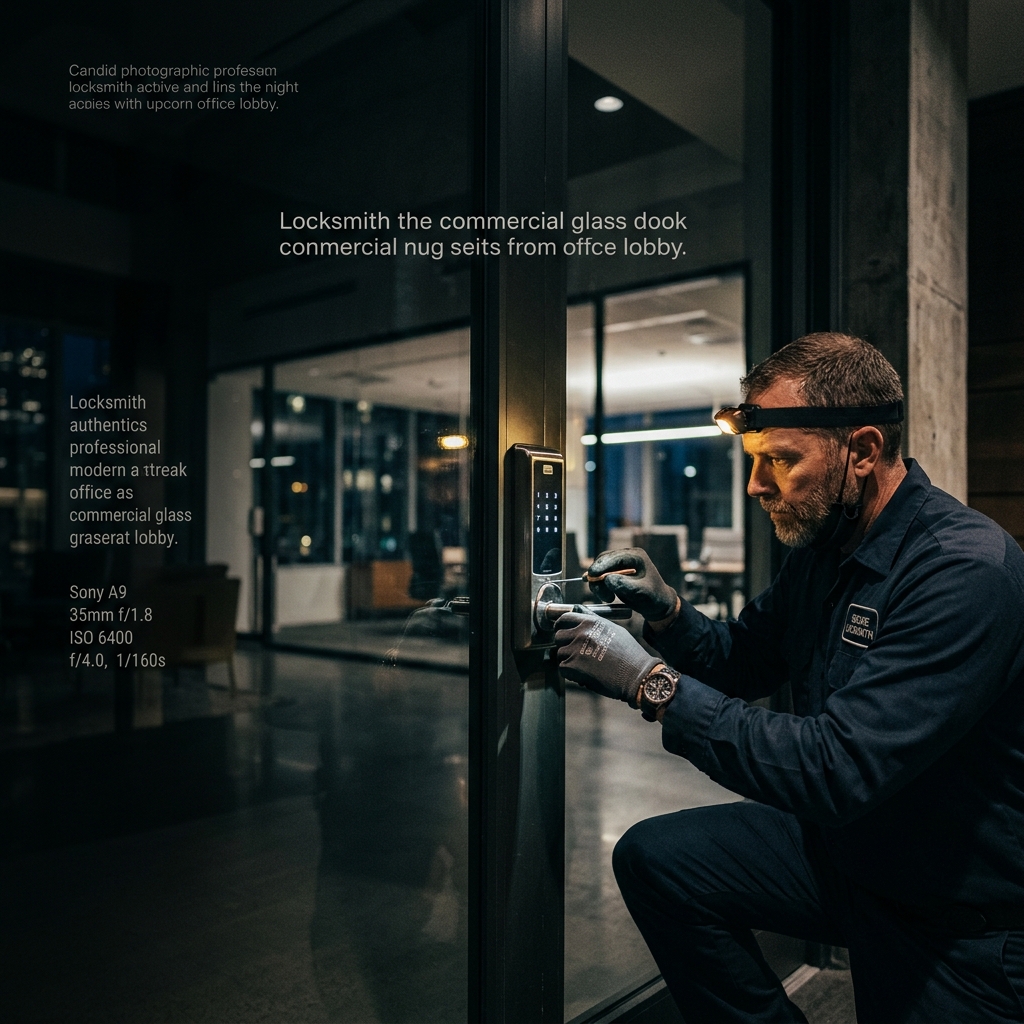 Locksmith at work in Oxnard