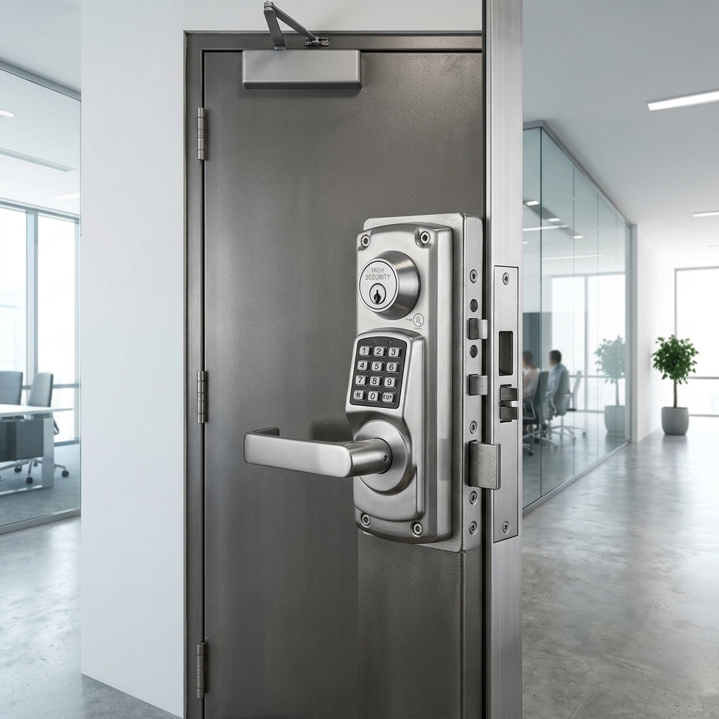 Commercial grade high security door lock